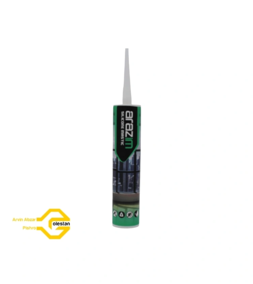 چسب درزگیر سفید سیلیکونی آرازیم